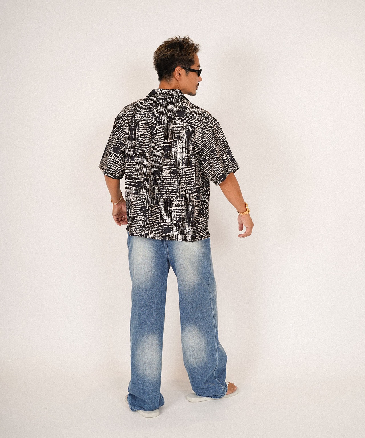 【#Re:room】ALL-OVER PRINT SHIRT［RES133］