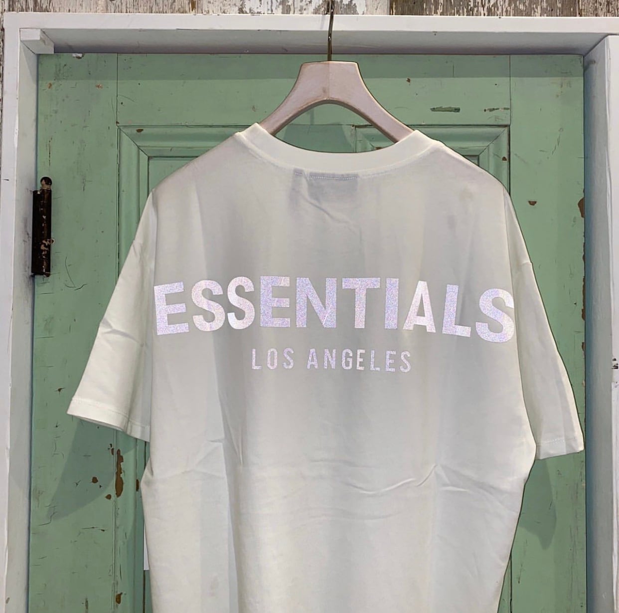 LA限定ESSENTIALSエッセンシャルズリフレクター半袖Tシャツ | LIFE is