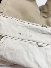 〜50s US ARMY "45KHAKI" TROUSERS Size W33L31→W32L29