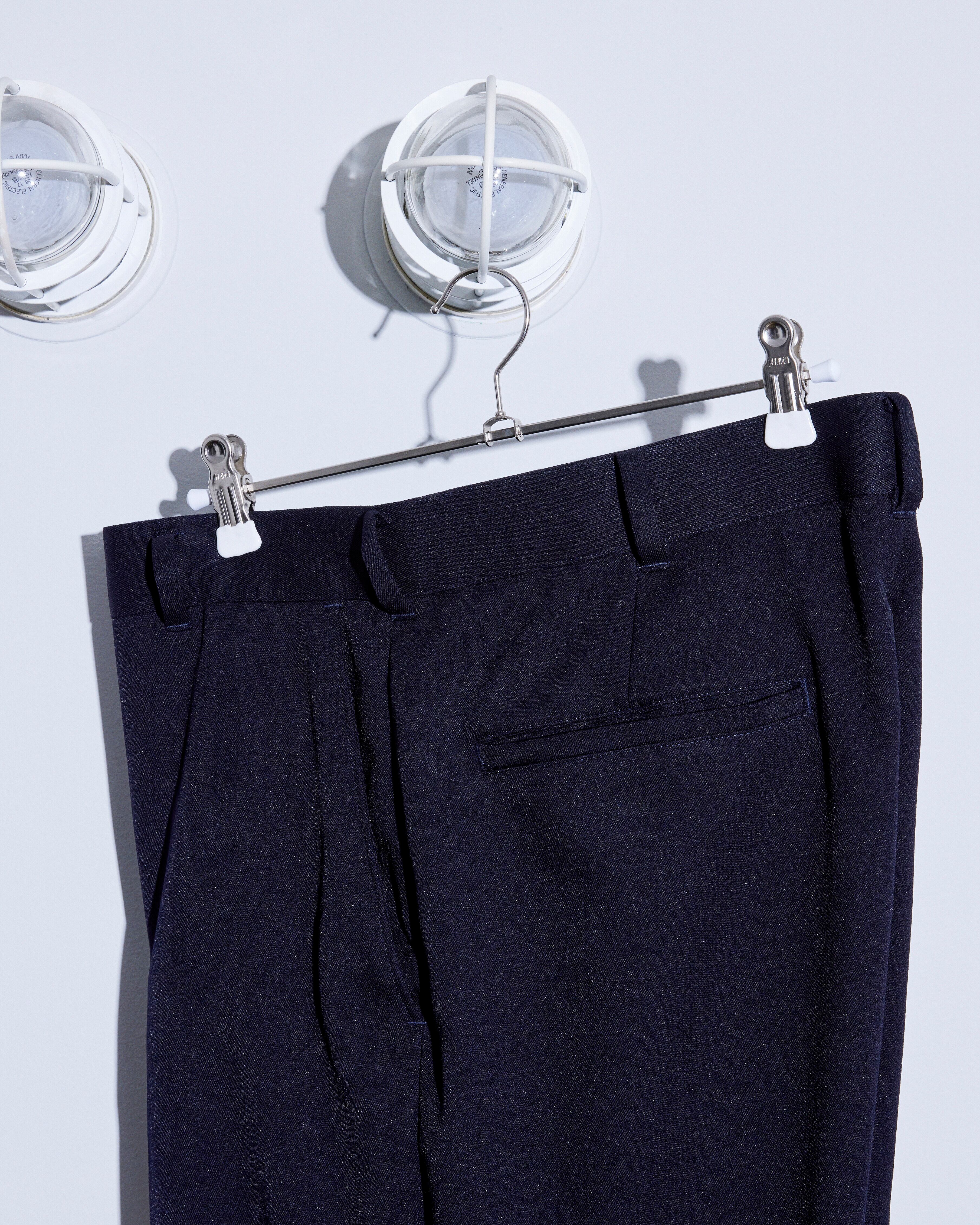 Shop Lyndon Cotton Pants (NAVY)