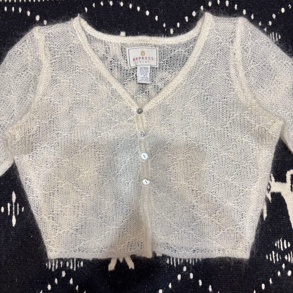 80～90s EXPRESS TRicot エクスプレストリコ モヘア混 シアーニット