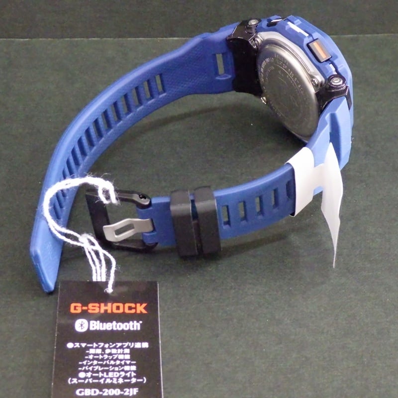 カシオ G-SHOCK GBD-200-2JF ブルー [20気圧防水 歩数・カロリー・距離
