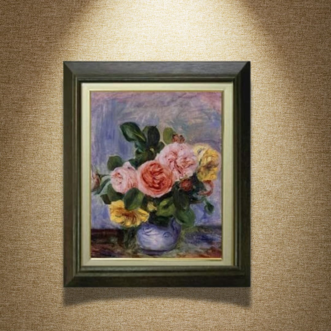 作者不詳 絵画 油絵 肉筆油絵 静物画 縁起物 バラ 花瓶 作者不詳 絵画 油絵 肉筆油絵 静物画 縁起物 バラ 花瓶