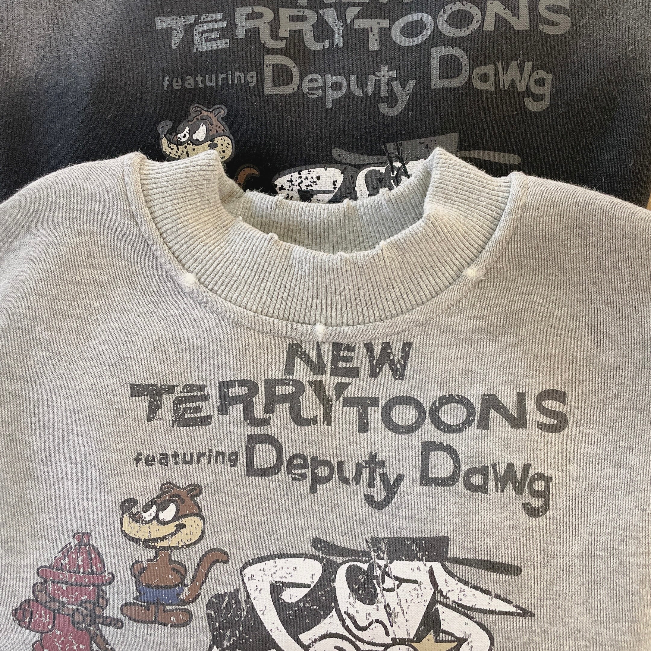 NEW TERRY TOONS裏起毛トレーナー