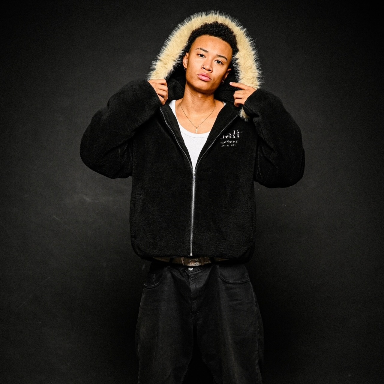 OG LOGO FLEECE FUR JACKET