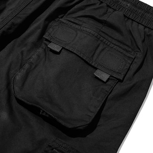 SALE 送料無料【HIPANDA ハイパンダ】メンズ ショートパンツ MEN'S SHORTS CARGO PANTS / BLACK