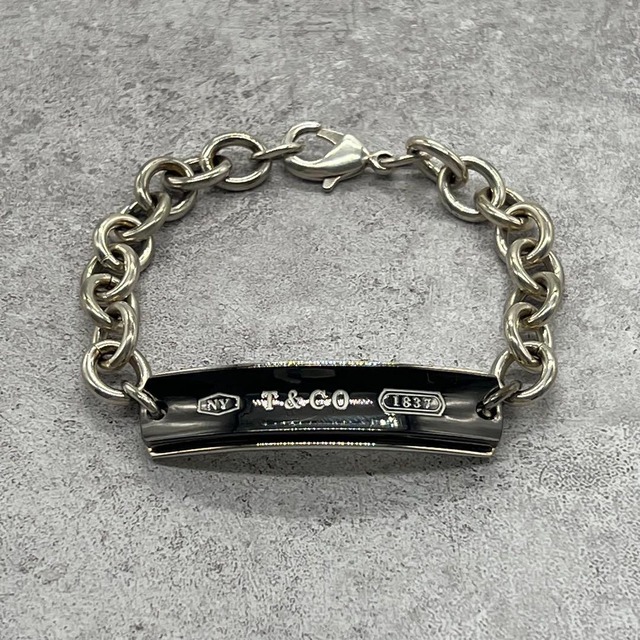ティファニー TIFFANY&CO 1837 チタン IDブレスレット SV