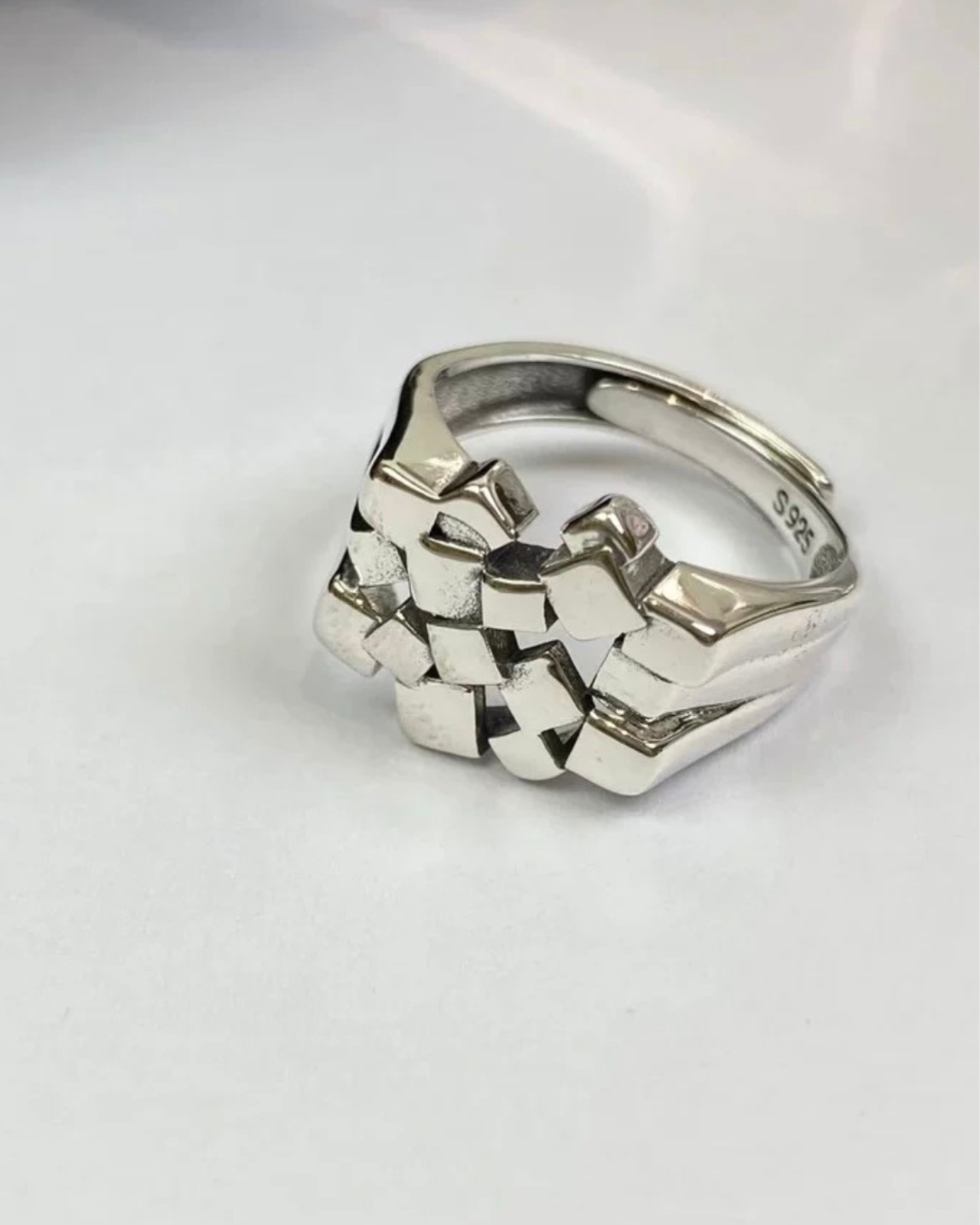 ジオメトリックキューブリング  A0406 - 3