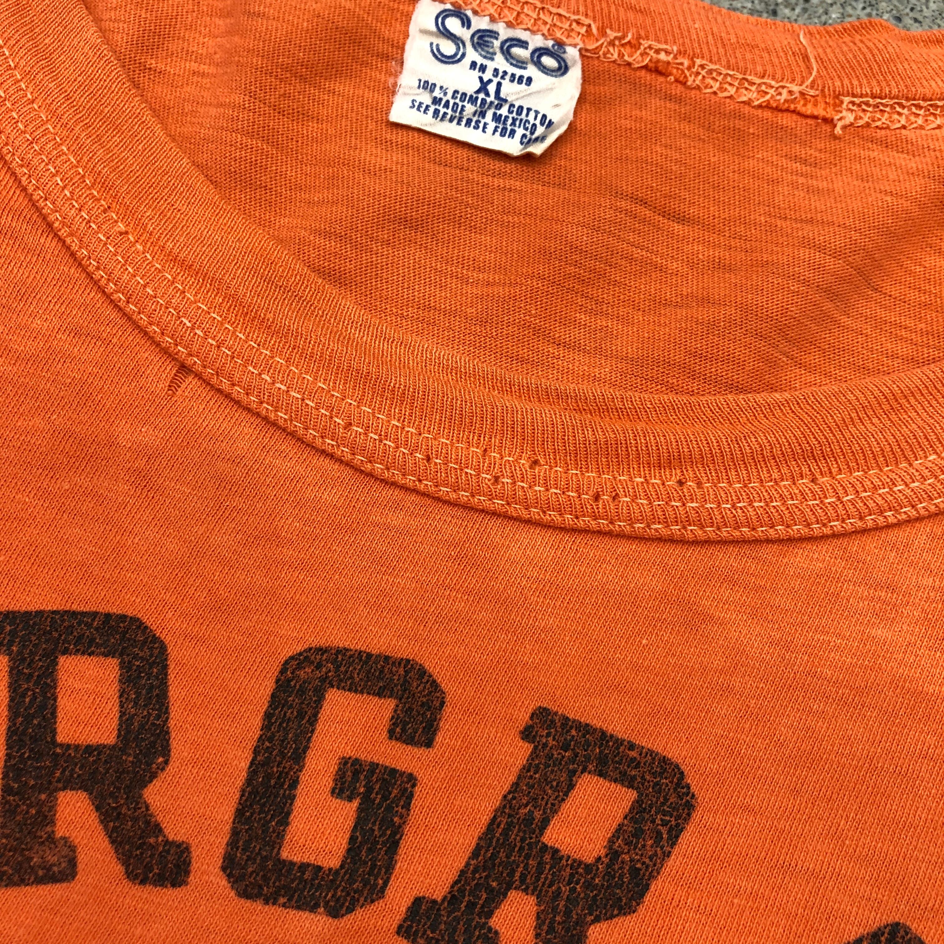 70s 80s LOGO 7 ナンバリング Tシャツ BEARS オレンジ XL 70s 80s LOGO 7 ナンバリング Tシャツ BEARS オレンジ XL 70s 80s LOGO