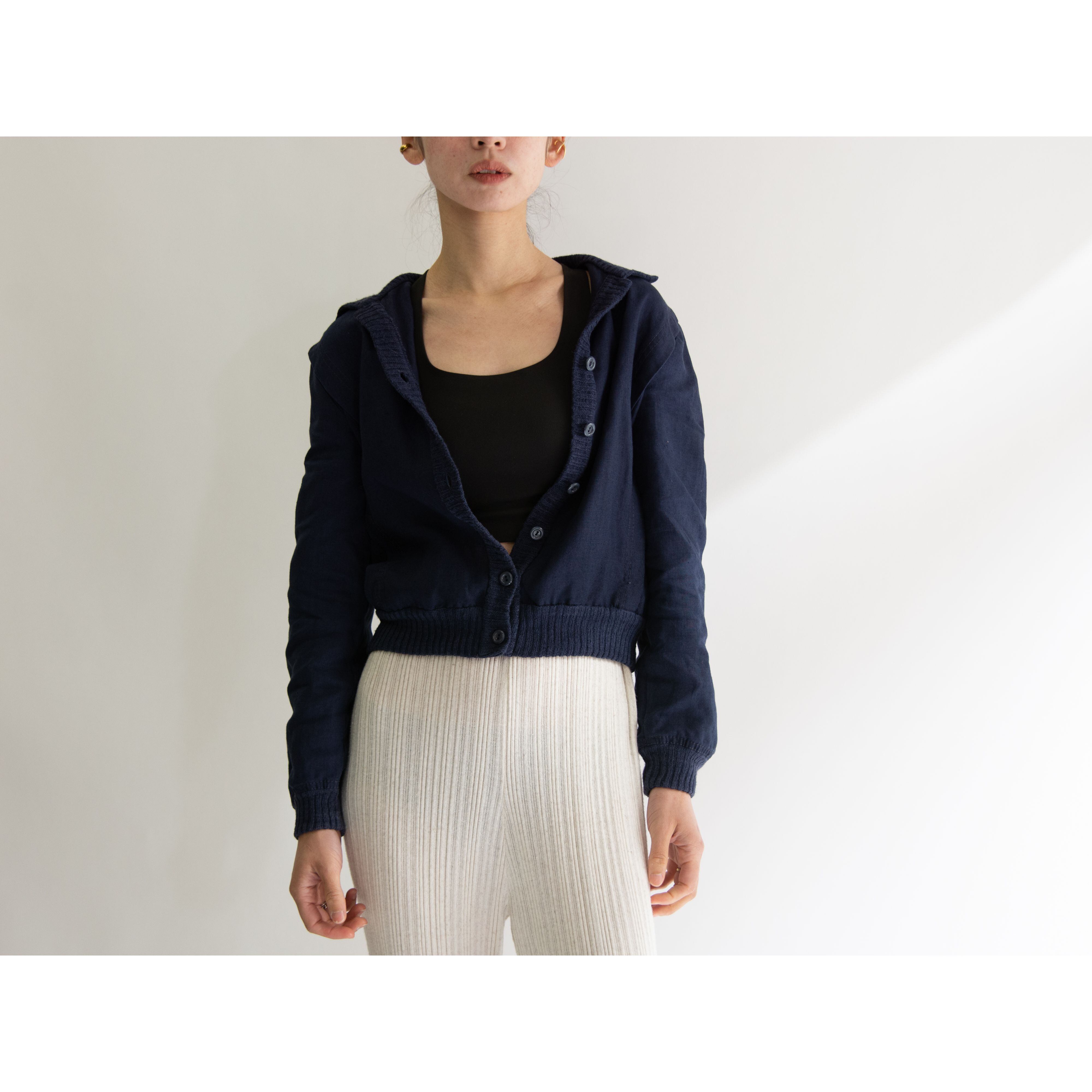 【AVON KNITWEAR】Made in Italy 60-70's Linen Jacket(イタリア製 リネンジャケット)