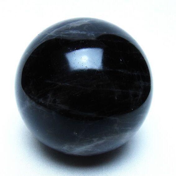 モリオン 黒水晶 丸玉 68mm 一点物 151-9488