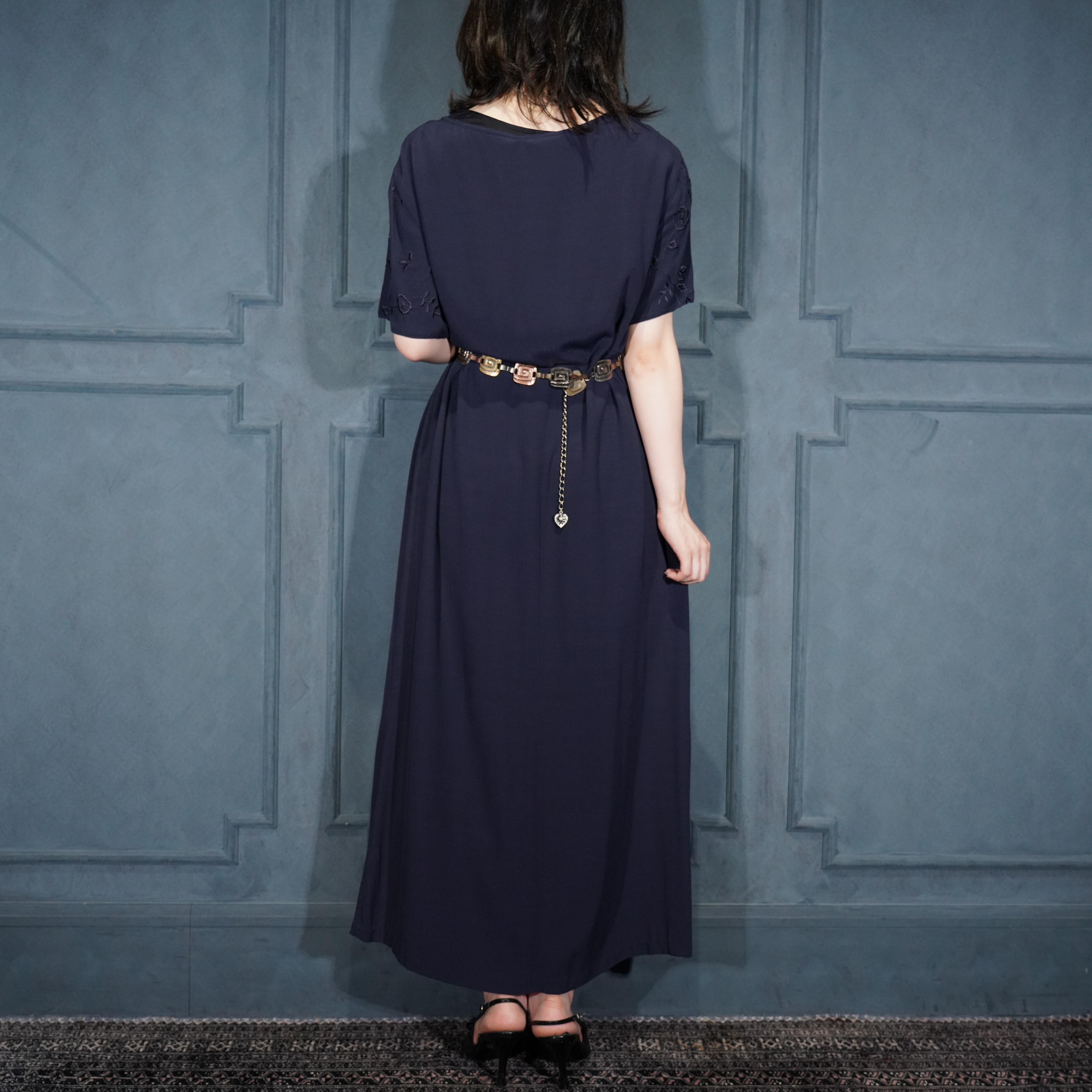 USA VINTAGE アメリカ古着カラフルストーンデザインリングチェーンベルト USA VINTAGE DESIGN CHAIN BELT/アメリカ古着デザインチェーン