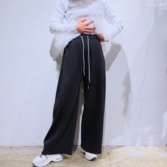 ポリーヌブロー   ダブルコードスウェットパンツ