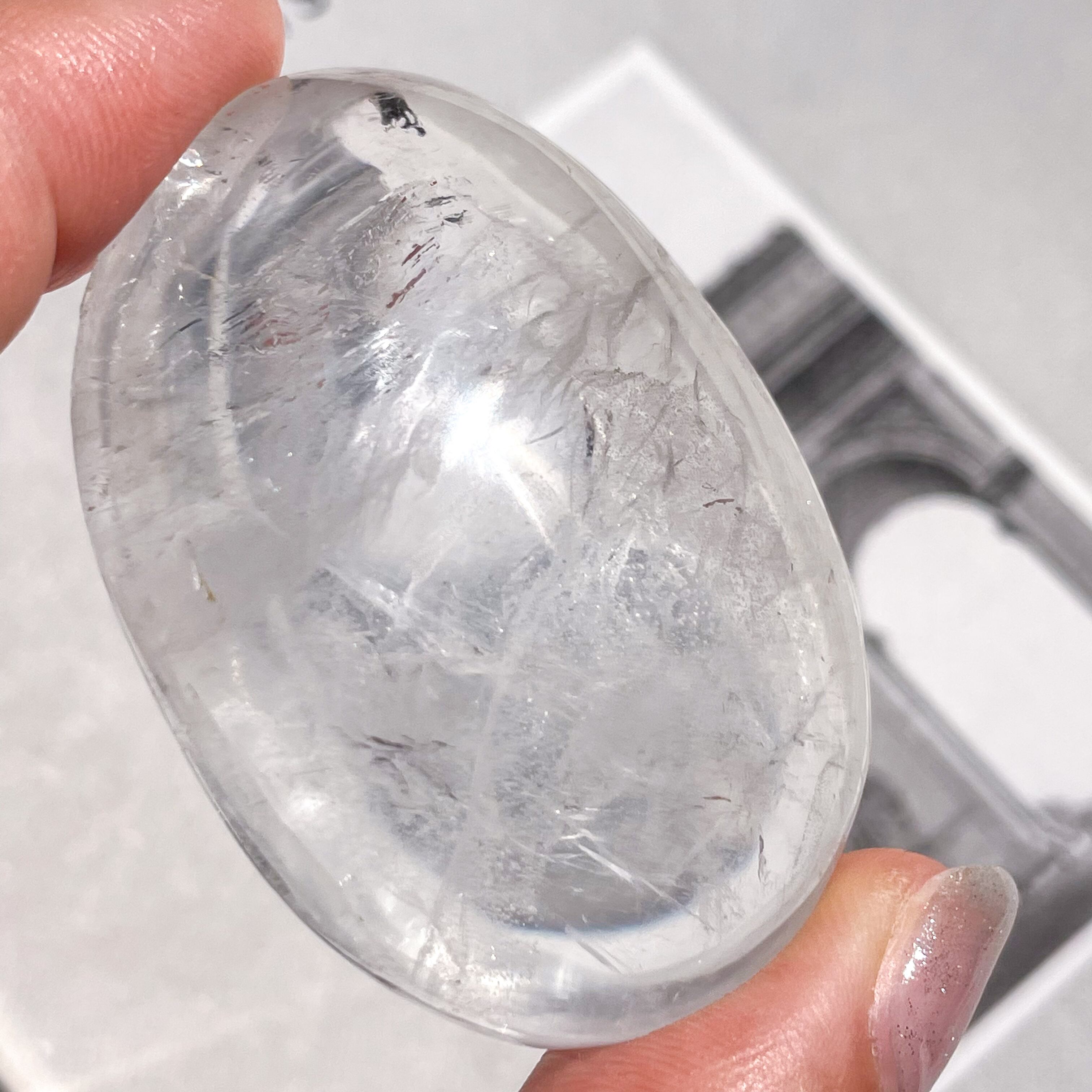 Clear Quartz Palm 1 ✧ クリアクォーツ | FLUXY - 天然石と鉱物のお店