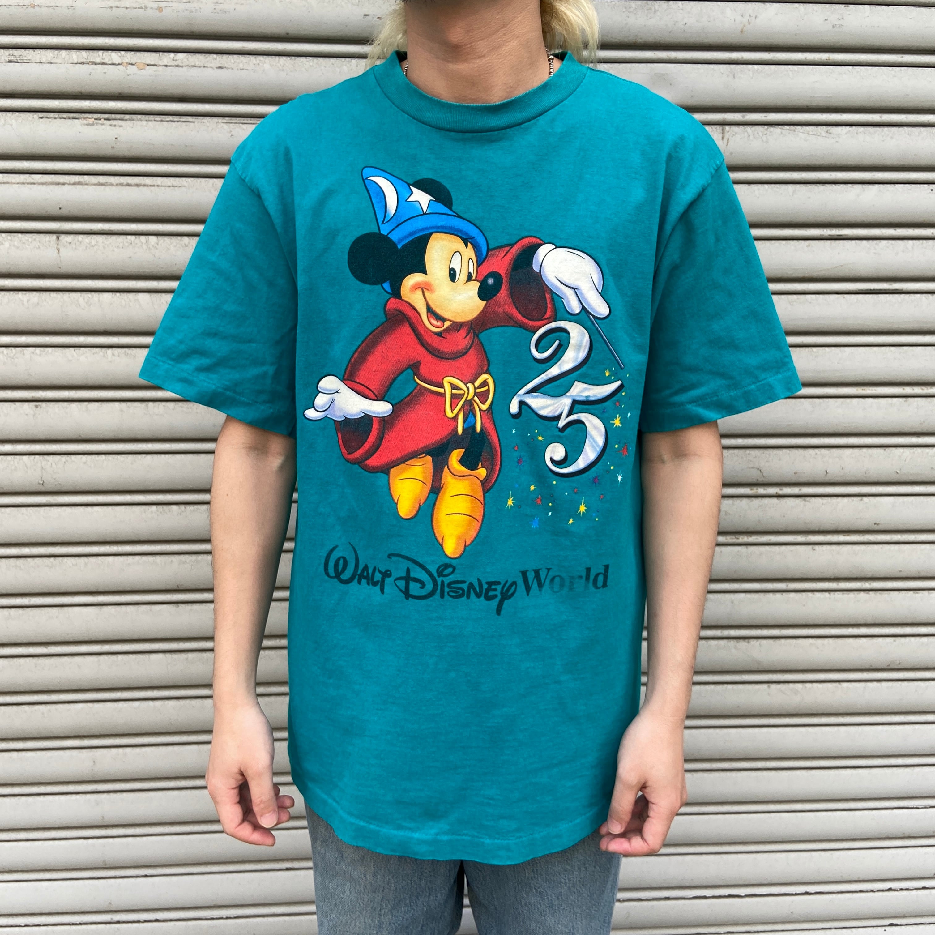 90s ミッキーマウス ファンタジア キャラTシャツ USA製ディズニー