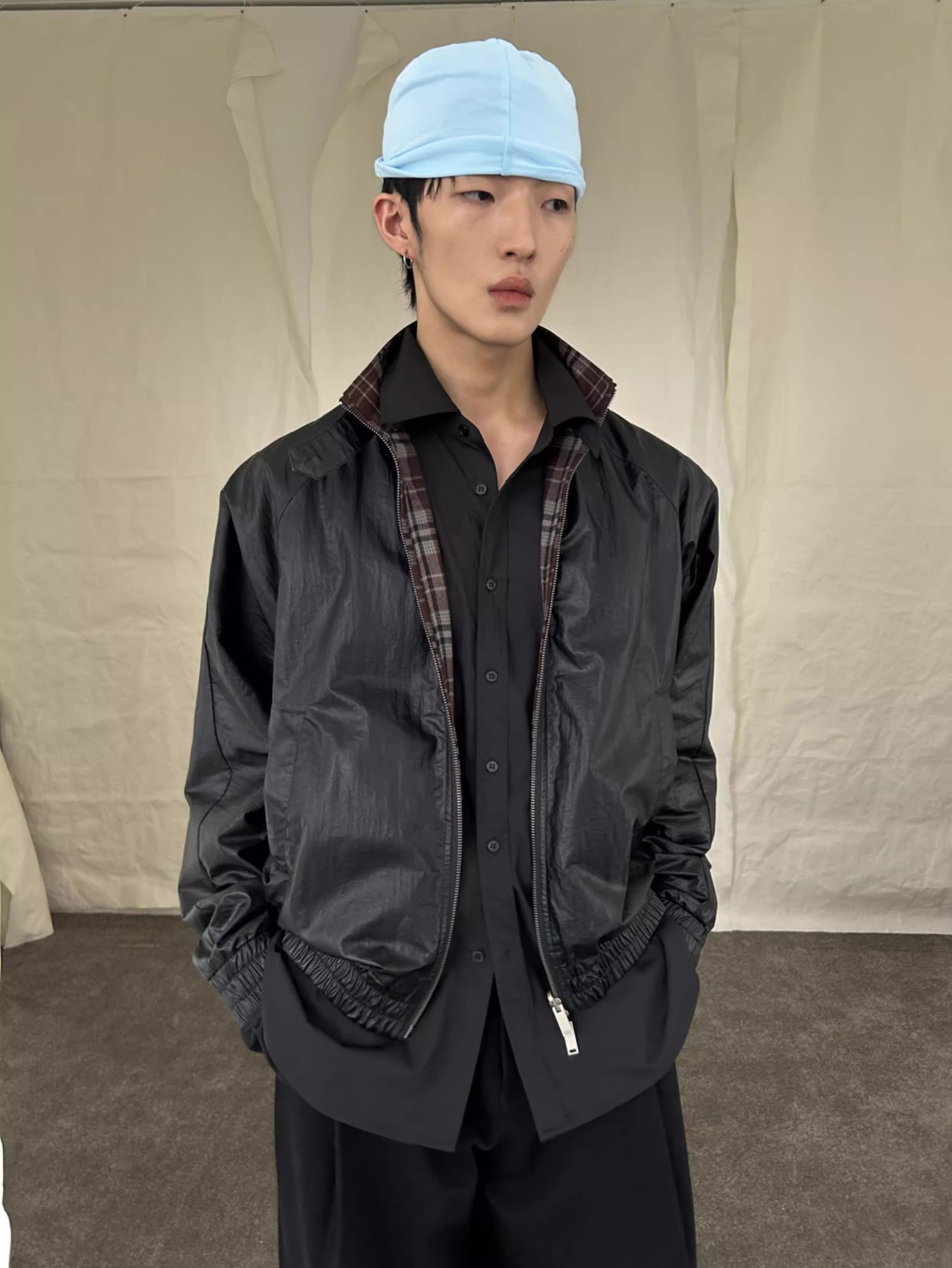 Yausye 67 Reversible Check Jacket