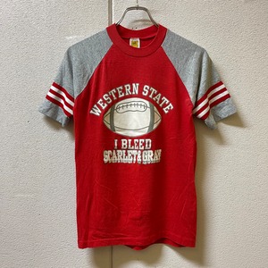 1980s  Football  Tee  M  Made in USA　T02