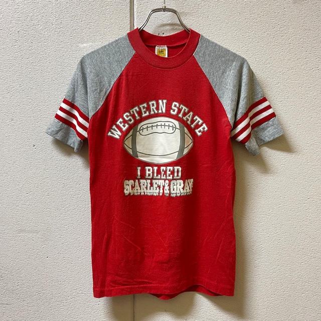 1980s  Football  Tee  M  Made in USA　T02