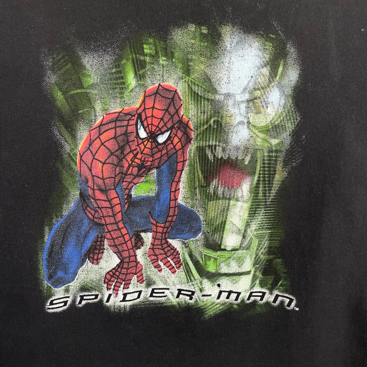 00スパイダーマン ビンテージ Tシャツ USA製 古着 00s MARVEL SPIDER MAN スパイダーマン 豪華 ヴィランズ アメコミ