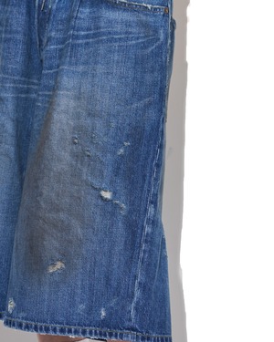 ssstein "BAGGY DENIM SHORTS 〔INDIGO〕"