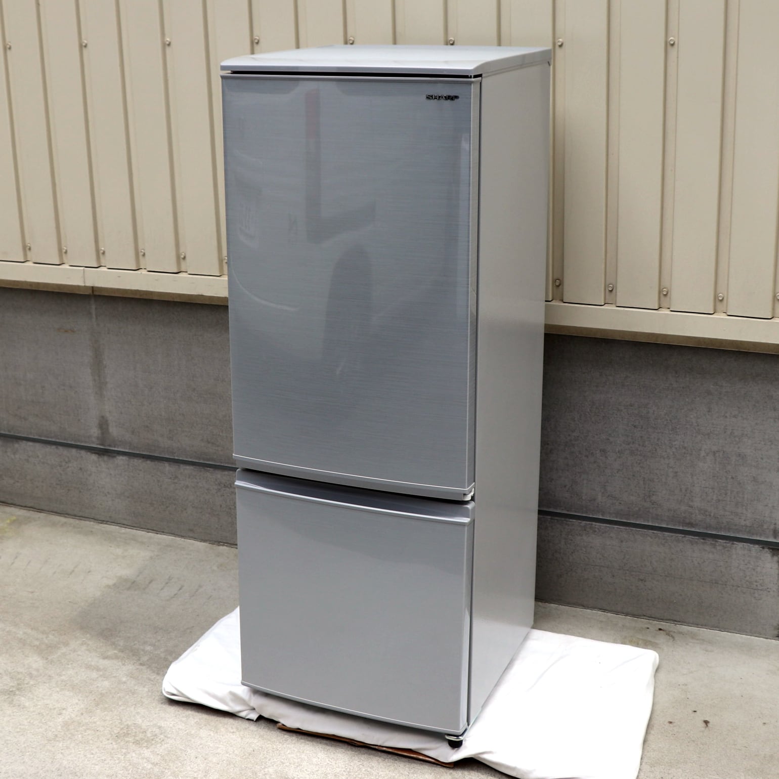SHARP・シャープ・冷凍冷蔵庫・167L・つけかえどっちもドア・SJ-D17F-S・2019年製・No.200708-572・梱包サイズ260