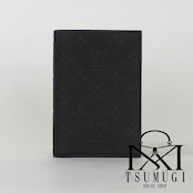 LOUIS VUITTON ルイヴィトン モノグラム アンプラント クーヴェルテュール・パスポール NM パスケース M63914 ブラック