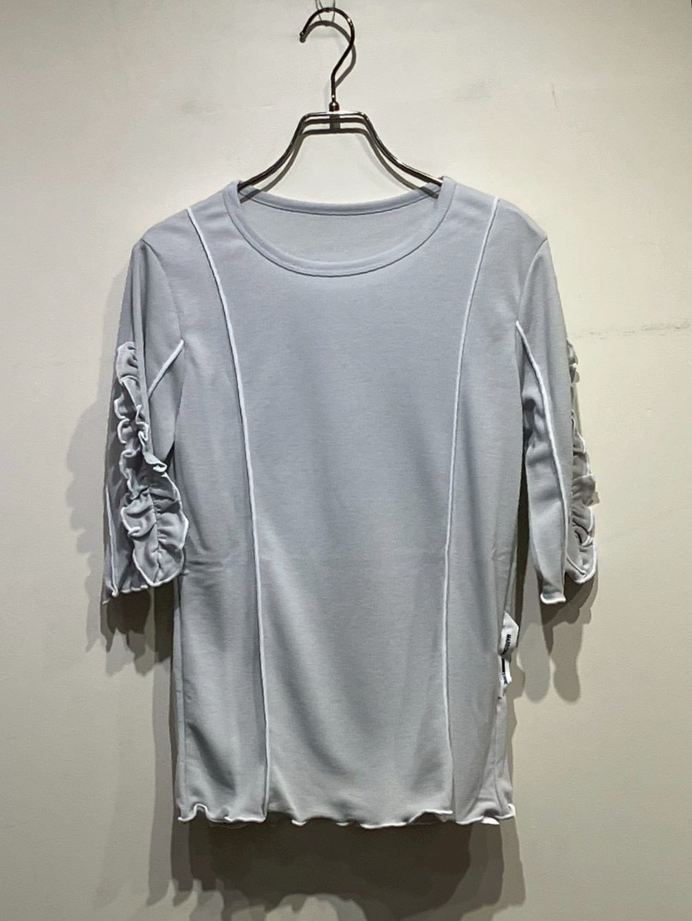 MARECHAL TERRE 【UV / 接触冷感 機能付き】ラッフル袖インナートップス