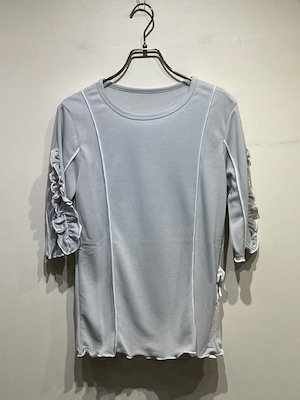 MARECHAL TERRE 【UV / 接触冷感 機能付き】ラッフル袖インナートップス