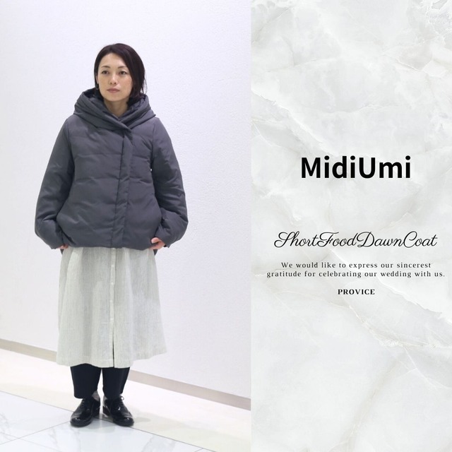 MidiUmi/3-779313/ミディウミ/ショートフードダウンコート