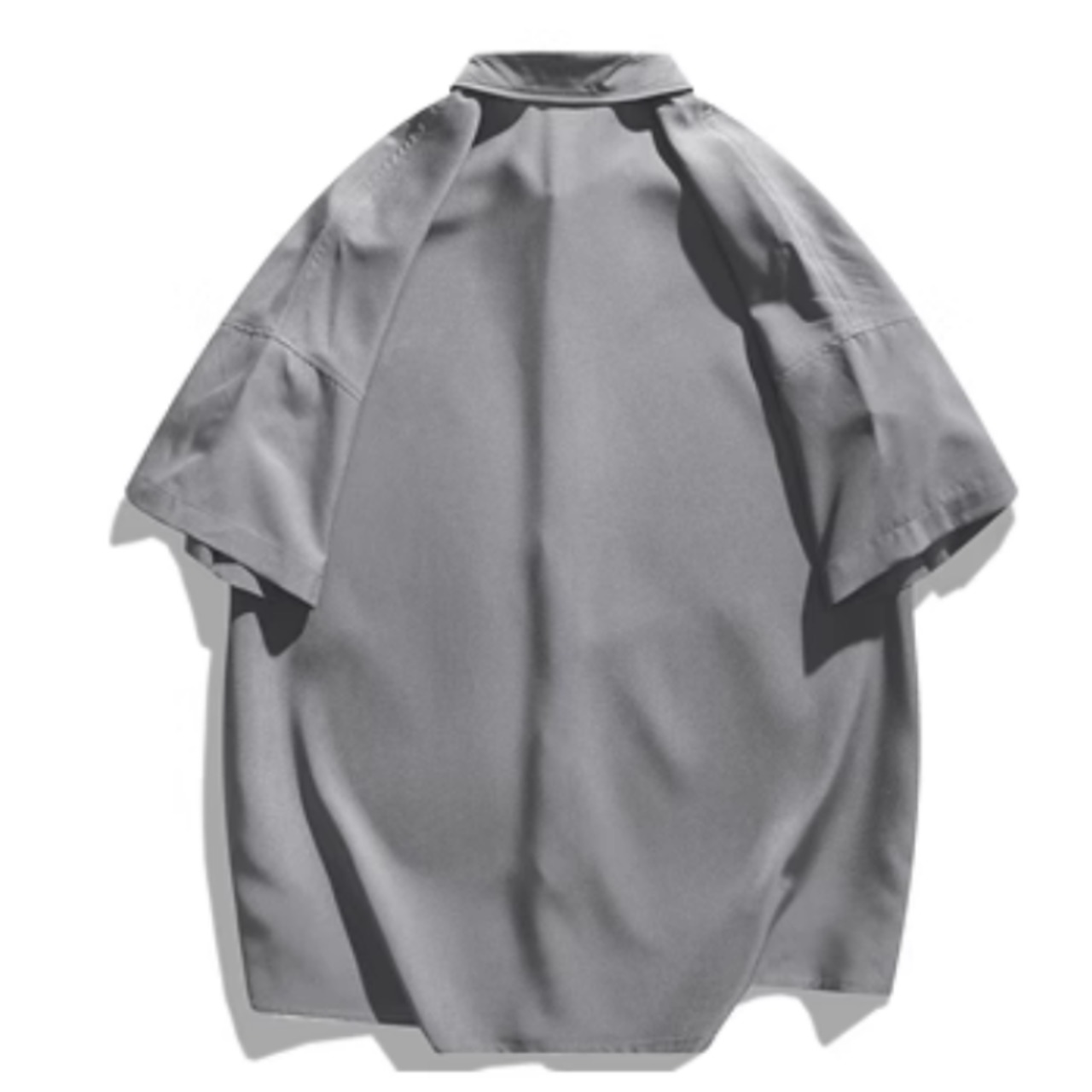 ドロップショルダールーズ半袖シャツ　0759