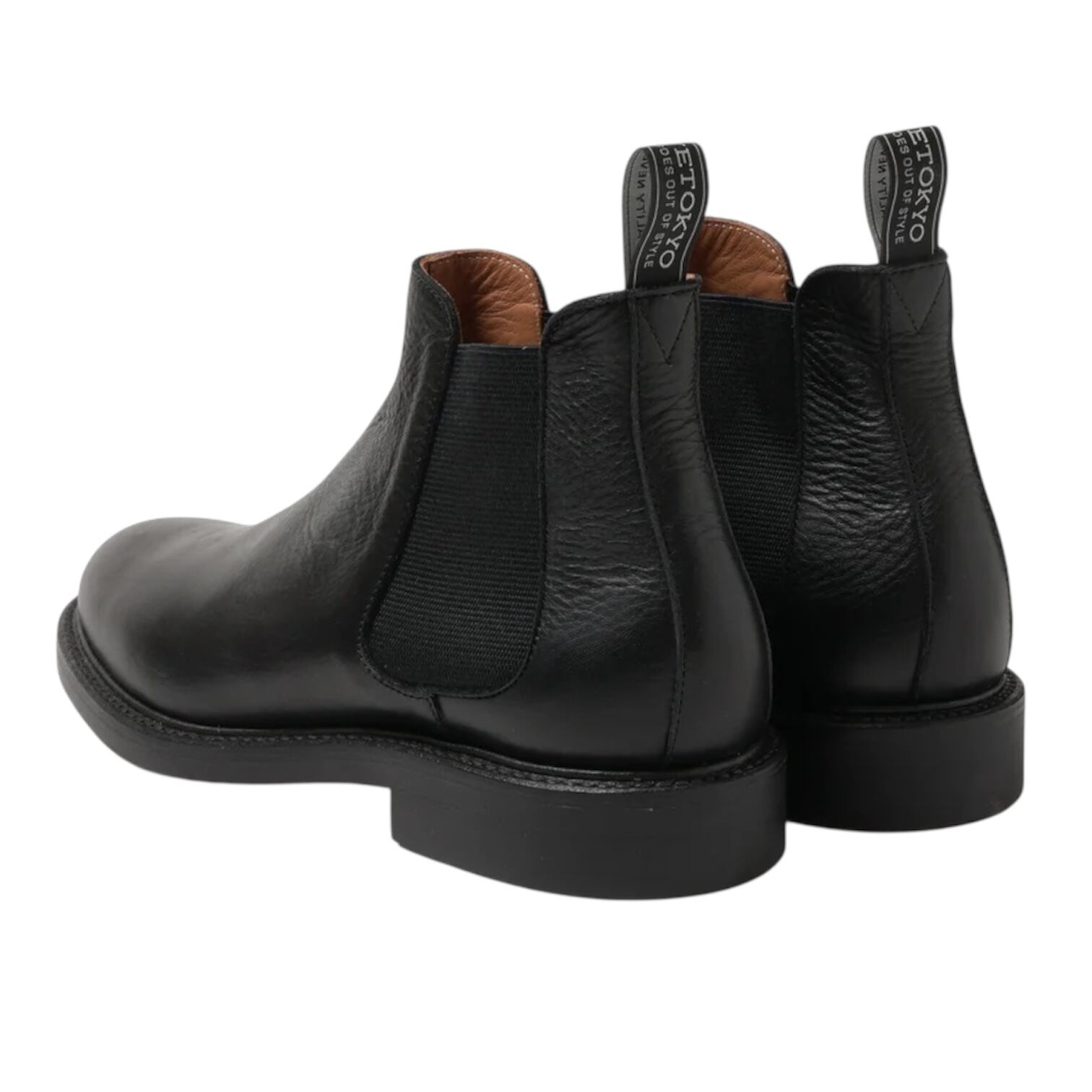 ARCHIVE TOKYO / STEED SHORT CHELSEA BOOTS Black | 【FLAGS】メンズ