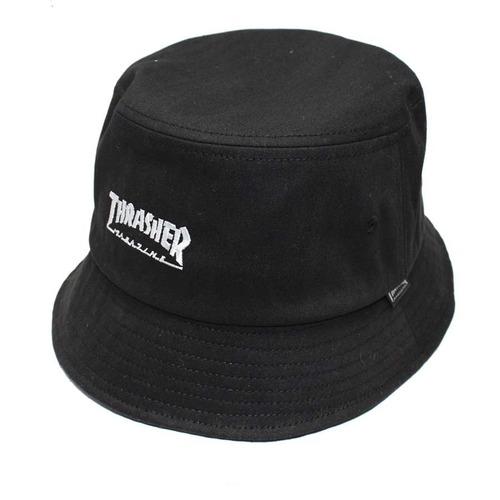 THRASHER (スラッシャー)   マグロゴ  バケットハット ブラック 20TH-H51