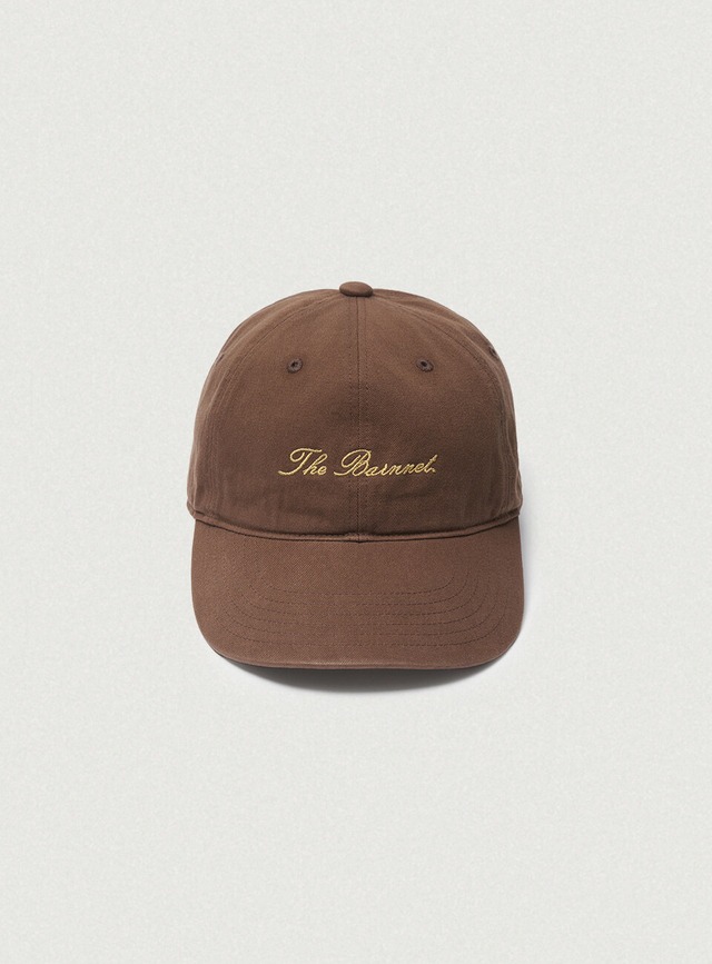 [The Barnnet] Letter Logo Ball Cap_Brown 正規品 韓国ブランド 韓国通販 韓国代行 韓国ファッション ザ バーネット ザバーネット 日本 店舗