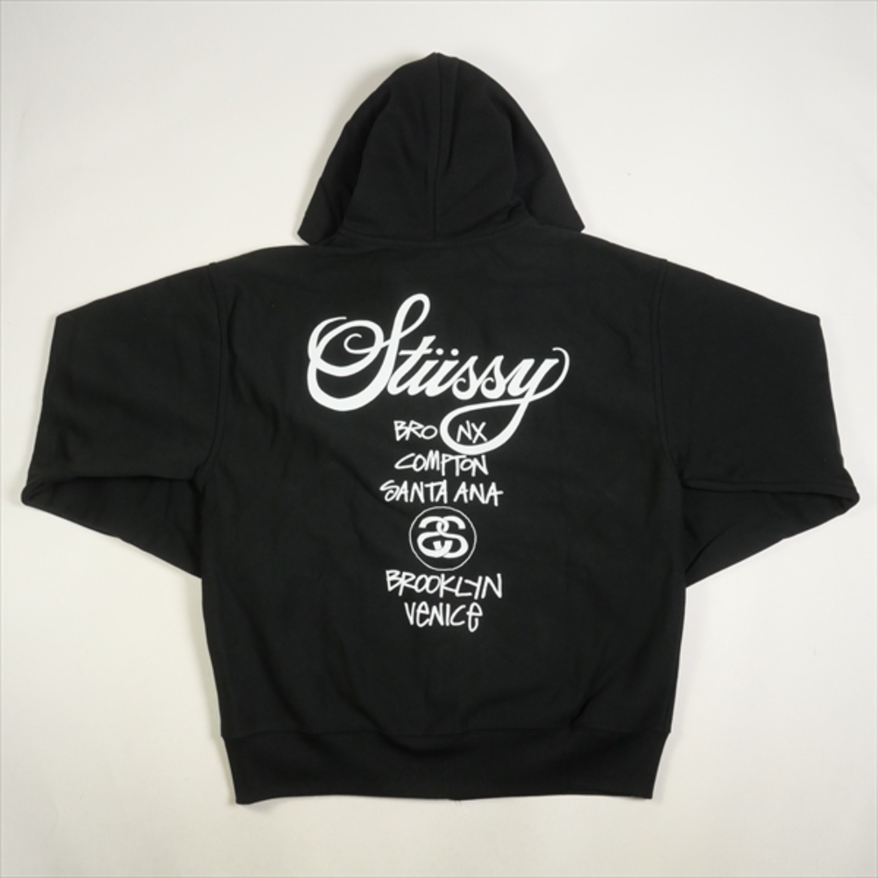 Size【S】 STUSSY ステューシー 24SS WORLD TOUR ZIP HOODIE Black 