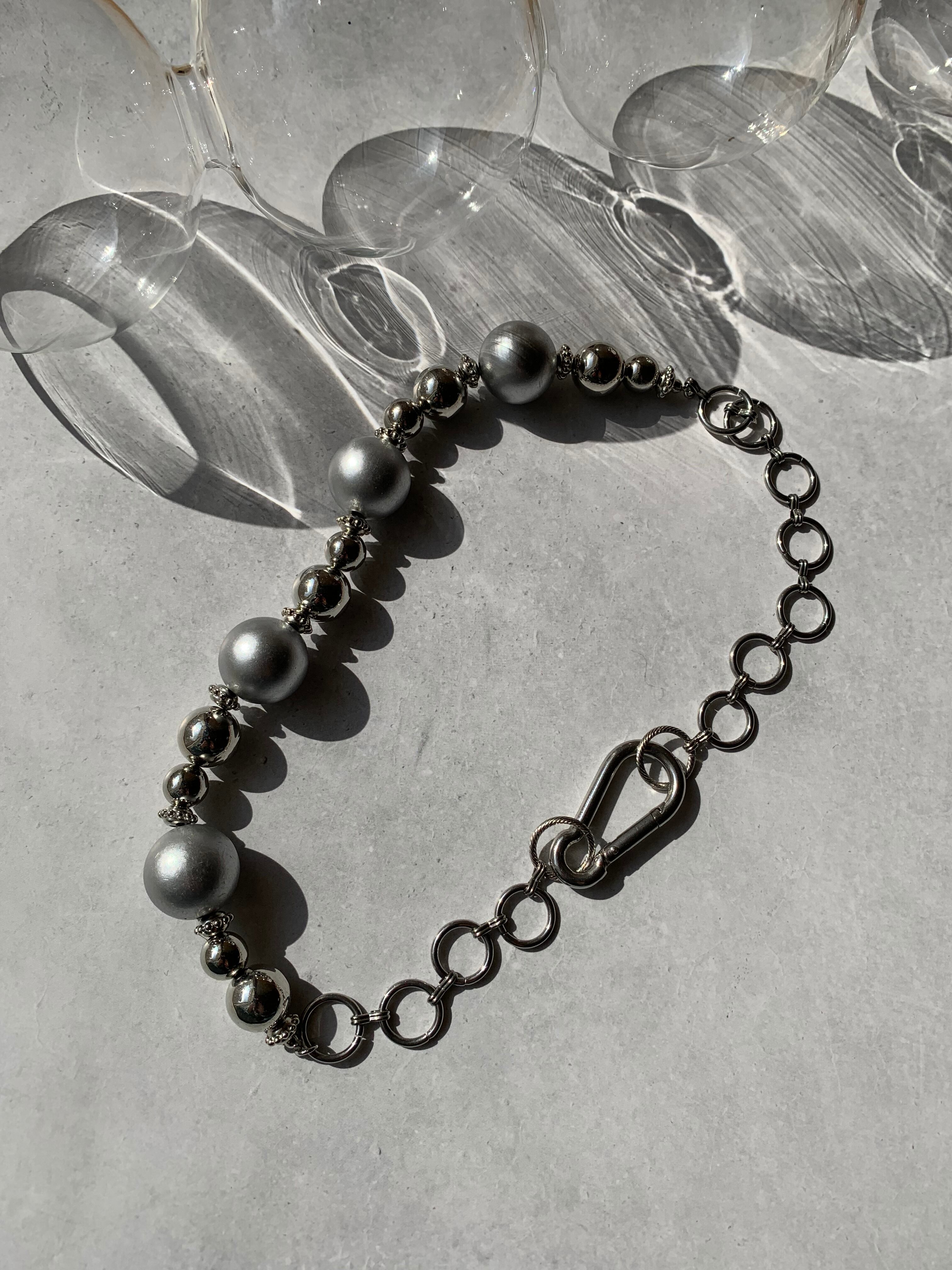 metal ball necklace loveinpanic