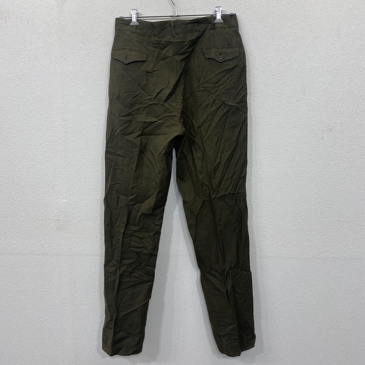 ミリタリー トラウザーズパンツ W33 ウール RAPIDジッパー 古着卸