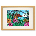 Art Print A4（Diamond Head）with Frame