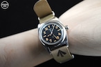 WMT WATCHES Mil-W15 Aged with Khaki Broad Arrow Strap