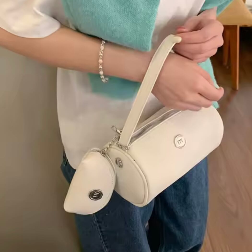 roll cake shoulder bag