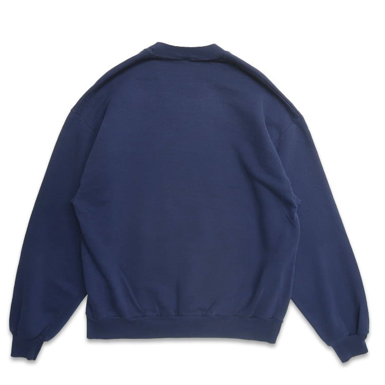 90s JERZEES 短丈 カレッジプリント スウェット ブルー 古着 90年代 USA製 JERZEES ジャージーズ プリント スウェット