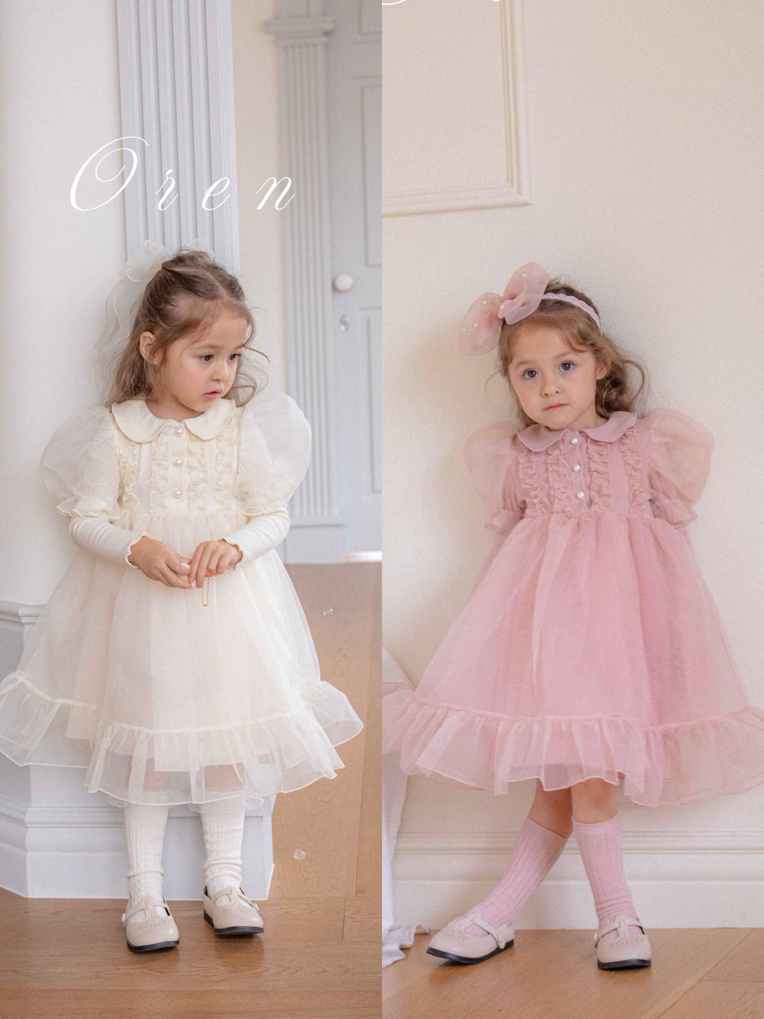 即納】<OREN> Blooming rose pearl one-piece | PAY ID