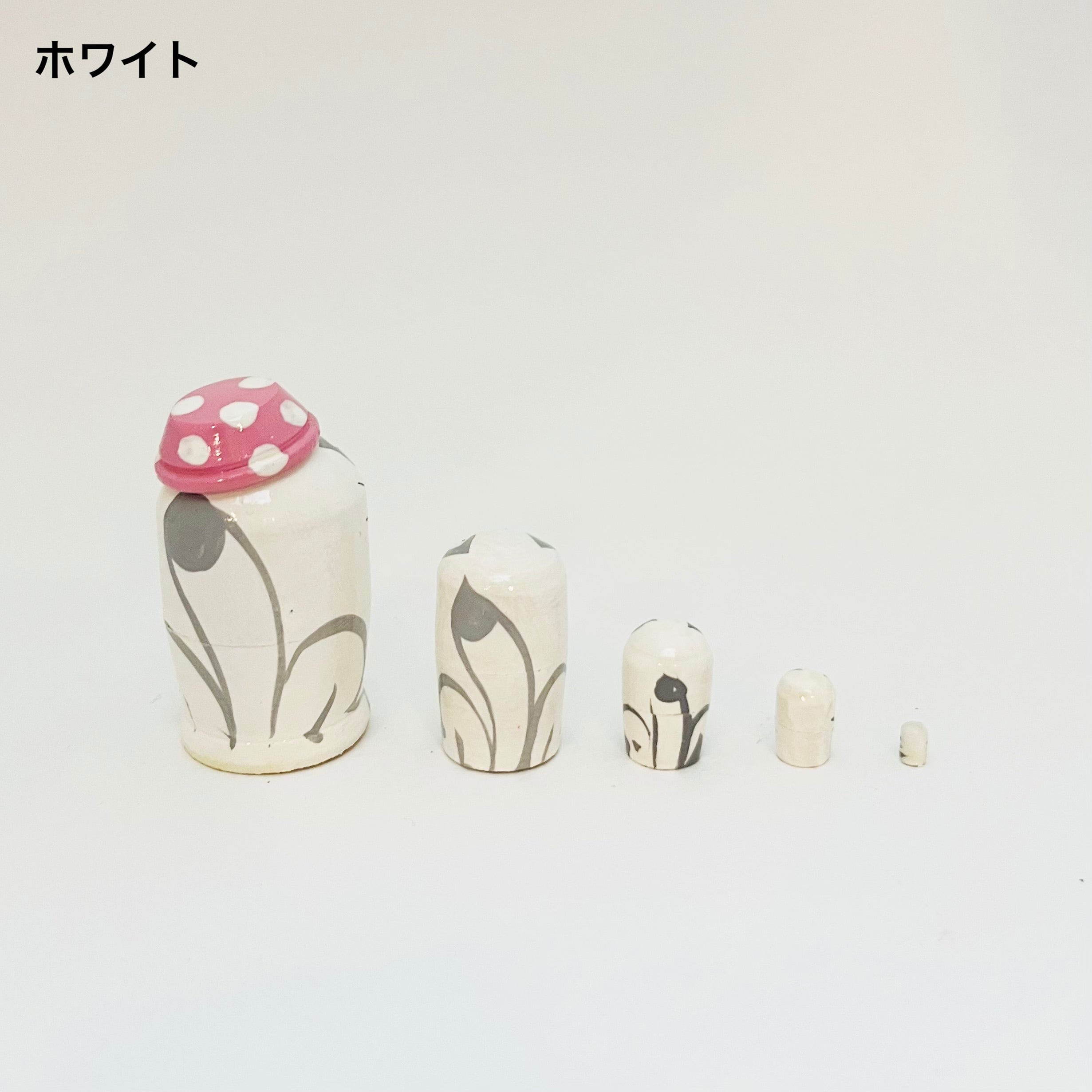 ミクロサイズマト / 水玉帽子ネコ(5個組)