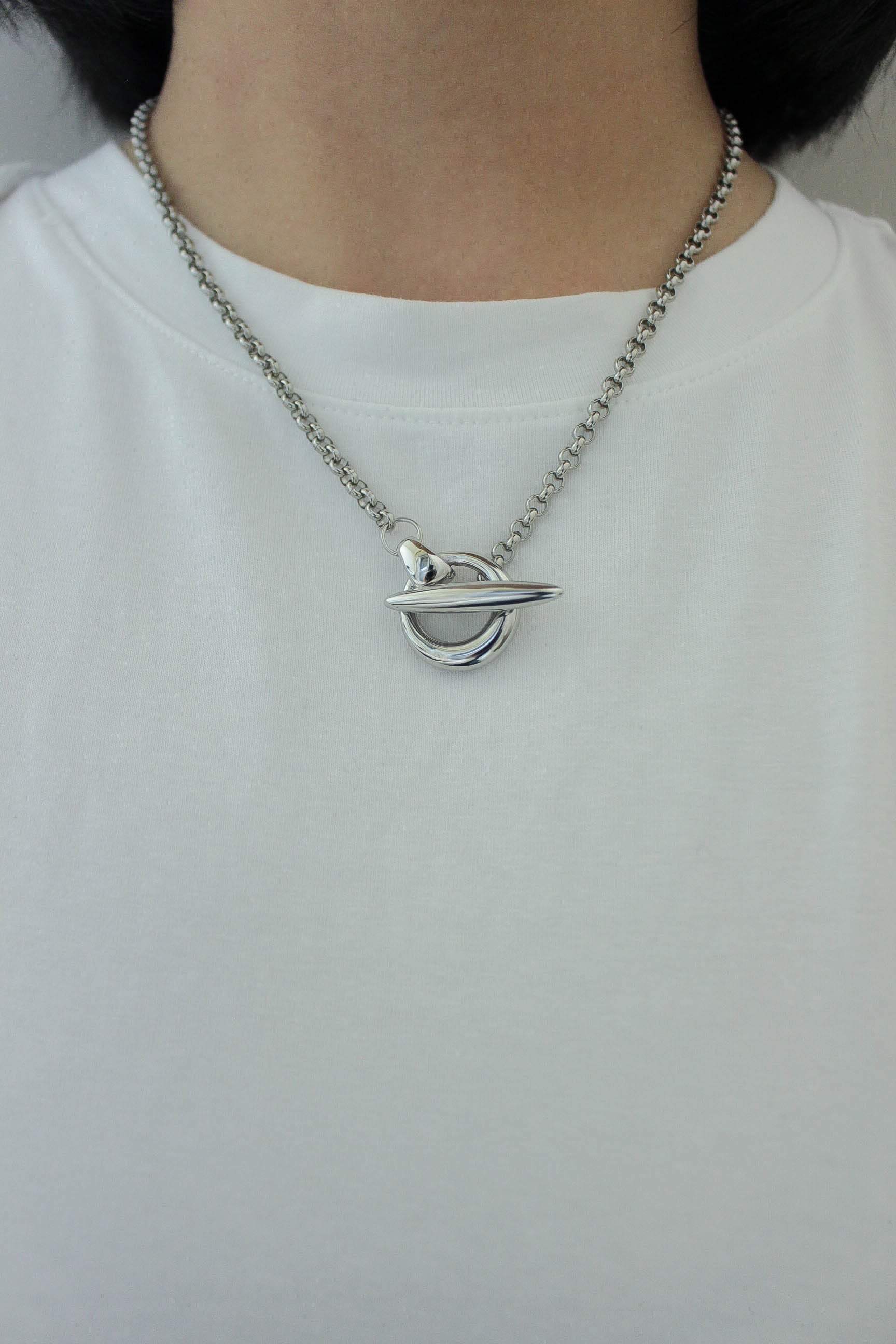 Presence Anneau Mantle Necklace | ebine(エビネ)|金属アレルギー対応