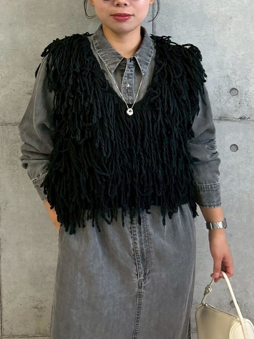 ROSIEE　ループ編みニットベスト　791232