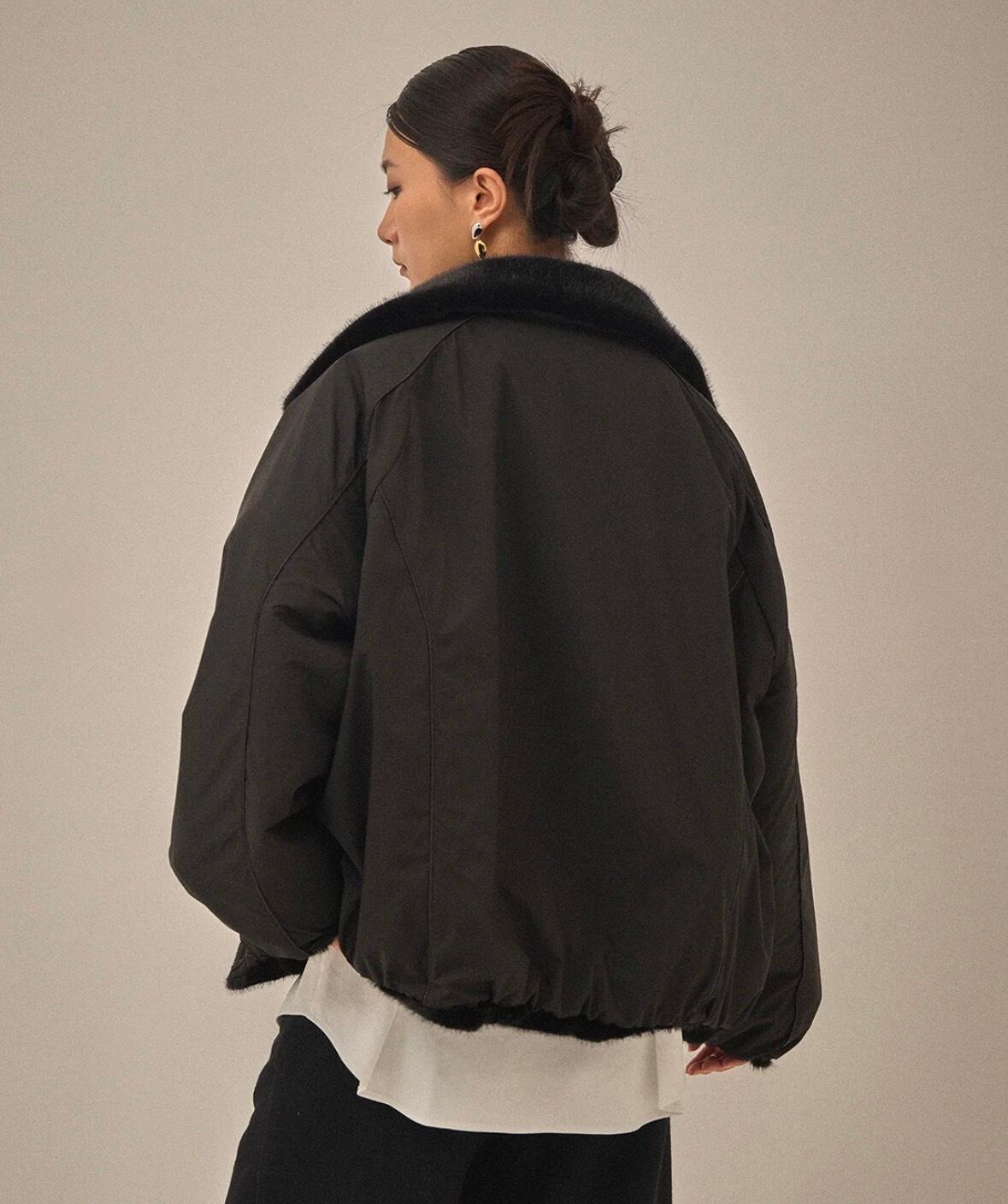 verseau ヴェルソー　リバーシブルファーブルゾン 11.7 InstaLIVE Pickup】リバーシブルファーブルゾン