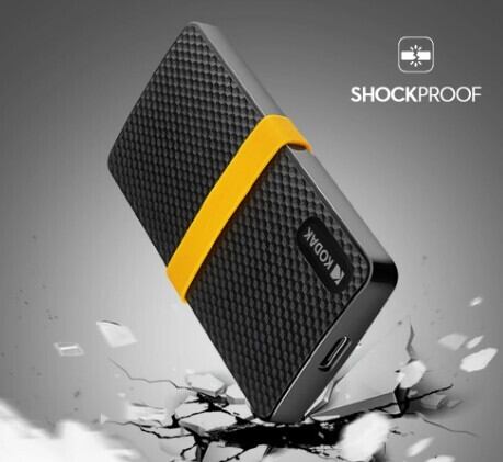 KODAK X200 外部 SSD ハードドライブ HD Externo 512GB USB3.1 ミニ