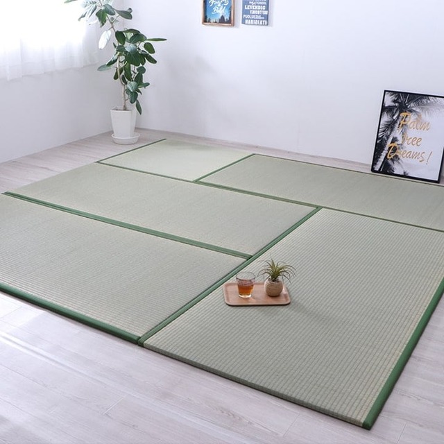 置き畳 楽座 2P 半畳 88X88 88×88×2.2cm ラグマット カーペット ラグ 絨毯