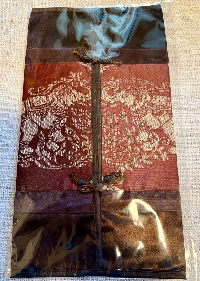 象さん ティッシュカバー  エンジ系