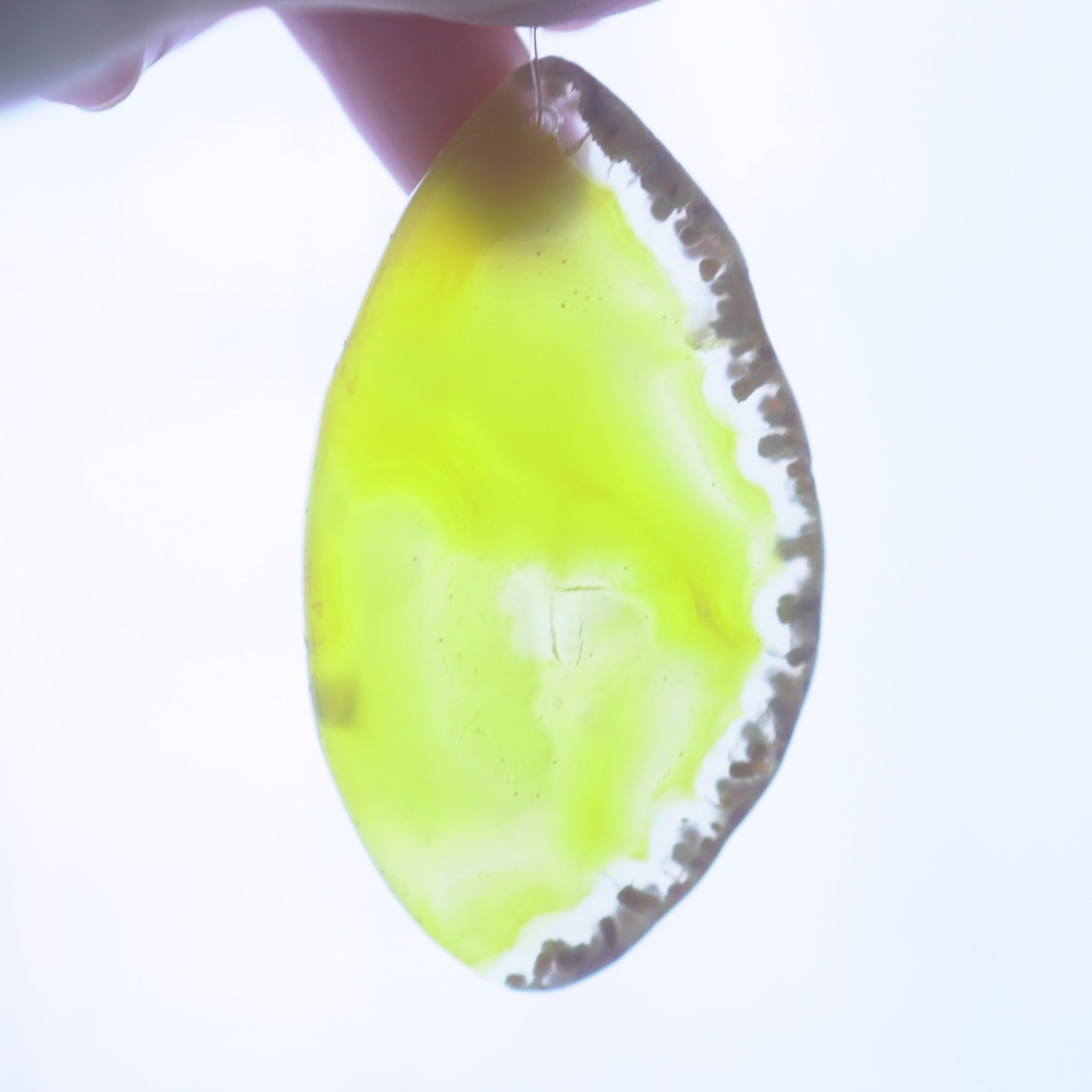 Sicilian Lemon 02 - アゲートヒーリングチャイム / Agate Sun Catcher Wind Chime 321