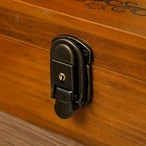 収納ボックス 木製 蓋付き 大サイズ ロック付き メイク収納 化粧品収納 小物収納 ジュエリー収納 北欧